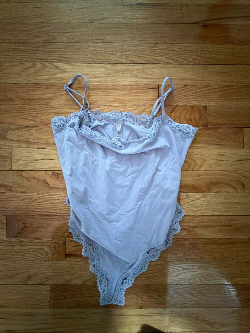 SKIMS Fits Everybody Lace Cami Bodysuit in Jupiter